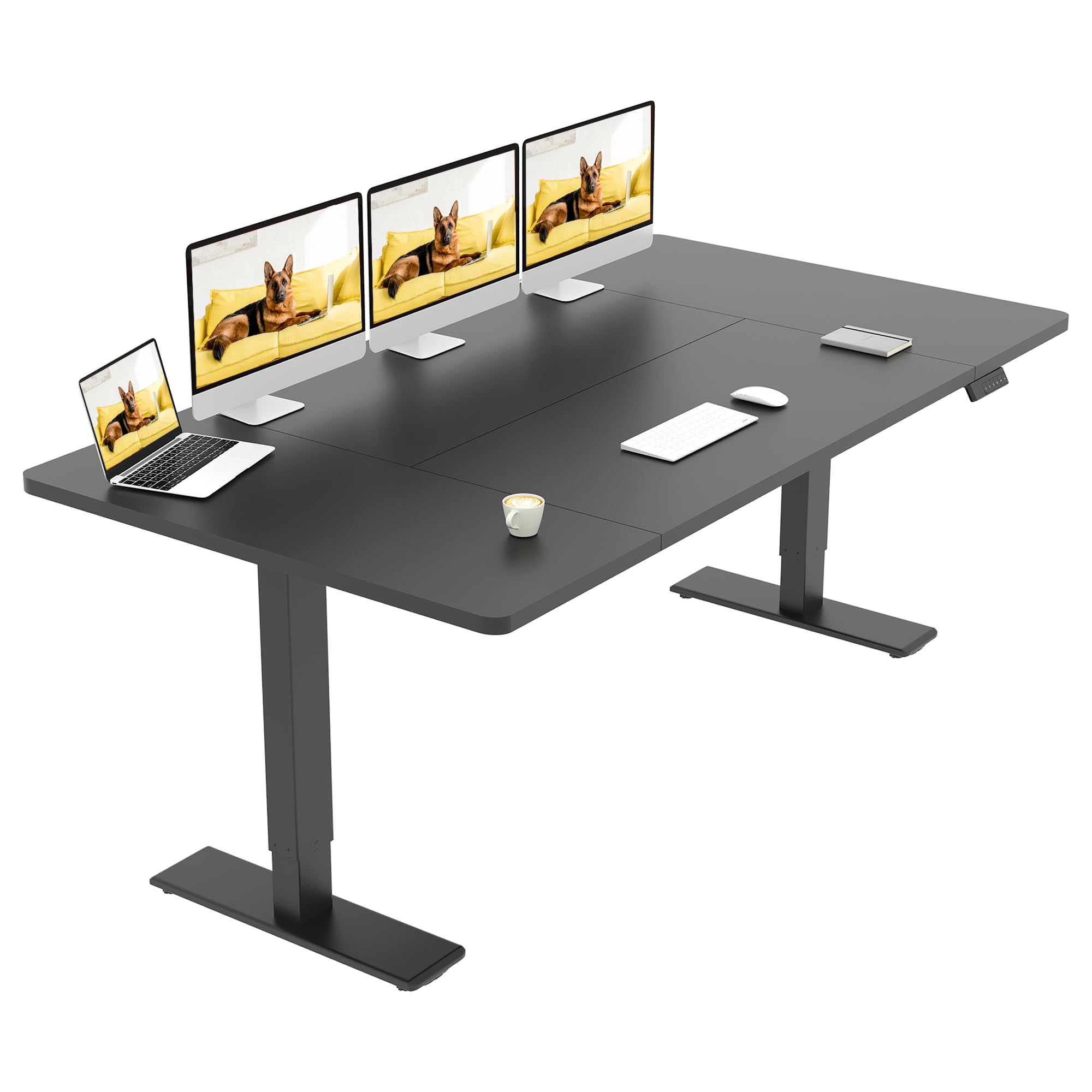 SANODESK 180 x 80 cm Escritorio Elevable Eléctrico con 2 Motores